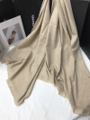 New export scarf wholesale, e-commerce live streaming supply chain supply, in stock, faux cashmere loose, single color Specification image